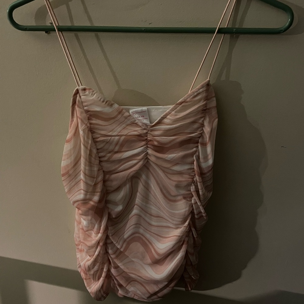 Cute pink tank top